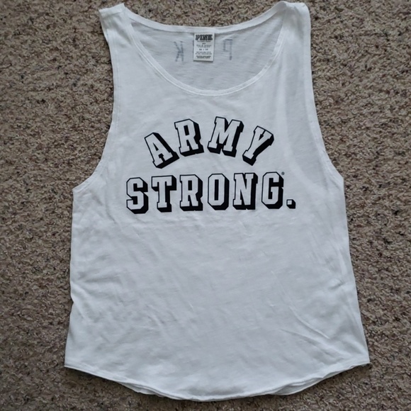 Womens Victoria Secret XS Army Strong tank - Picture 1 of 4